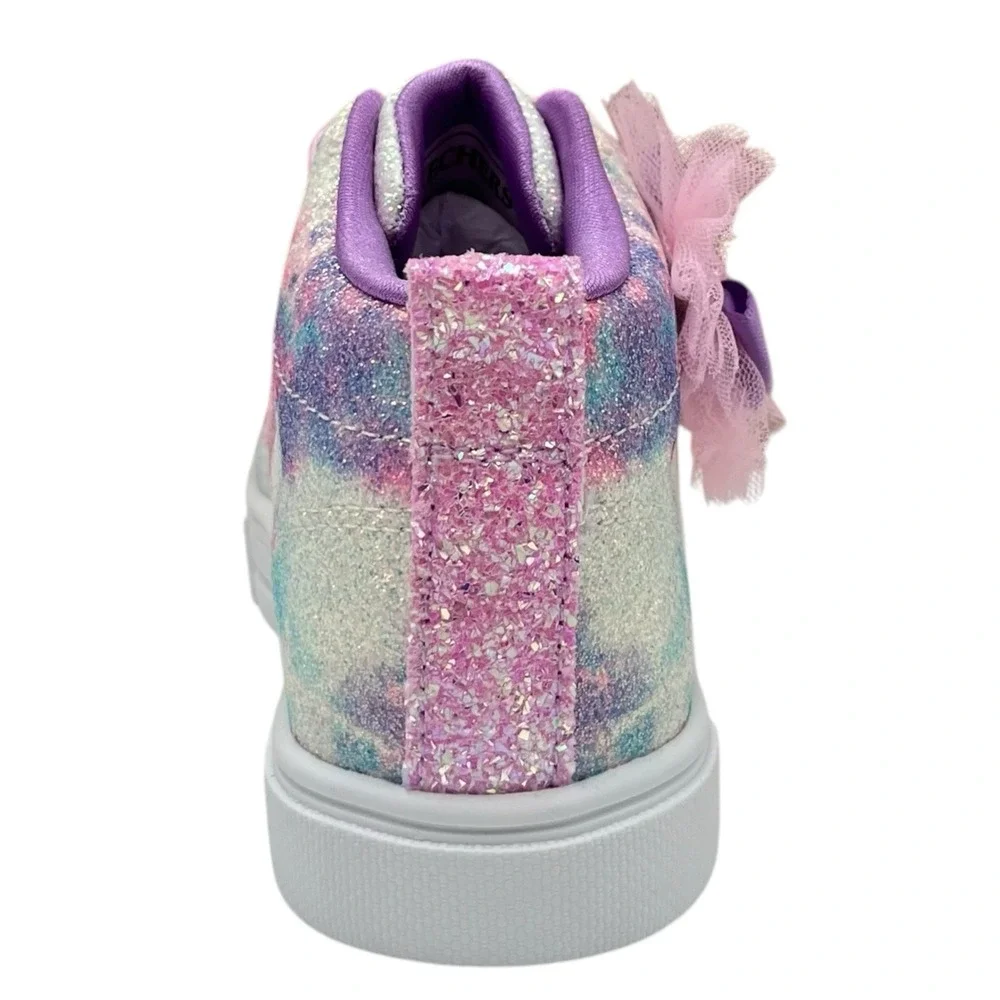 Skechers Twinkle Sparks Toddler Girls Slip-on Shoes Size 8 Lavender Purple Pink